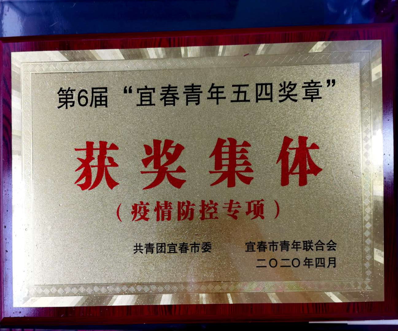 2020疫情防控優(yōu)秀集體