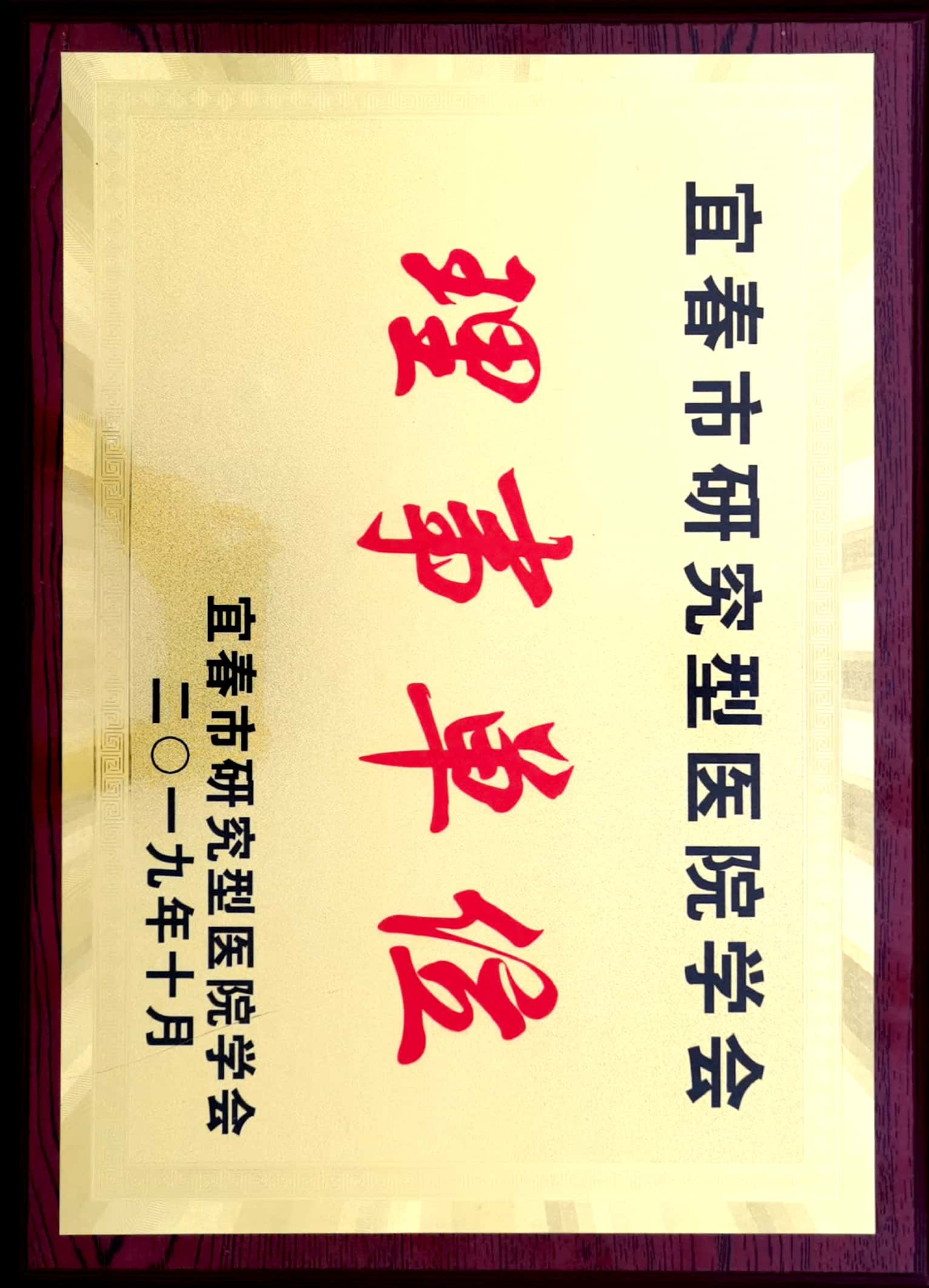 宜春市研究型醫(yī)院學(xué)會理事單位